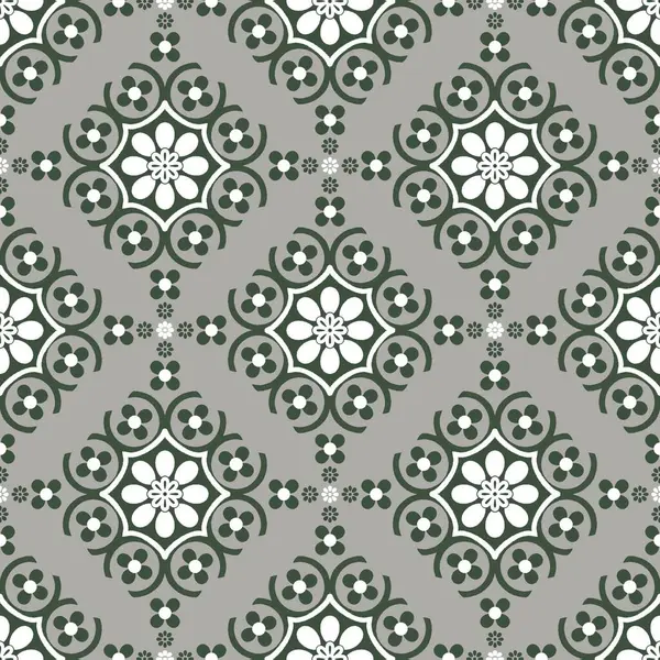 Yeşil ve krem rengi çiçek desenleri içeren Hint etnik kabile kumaşı deseni. Geleneksel Hint etnik resminden esinlenen bu tasarım, etnik güzelliği ve kültürel zarafeti somutlaştırmaktadır. Bu iş şeftali endüstrisi için yapıldı..