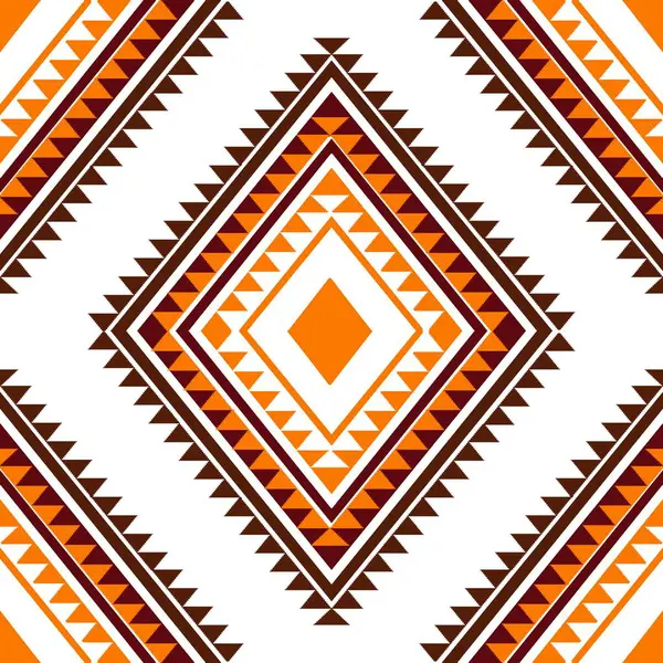 Amerikan etnik dokusu klasik geometrik tarzla suluboya resim sanatını birleştirir. Etnik tasarım, turuncu tonların olduğu titiz bir kompozisyon. Şeftali endüstrisinin geleneksel etnik karışımı..