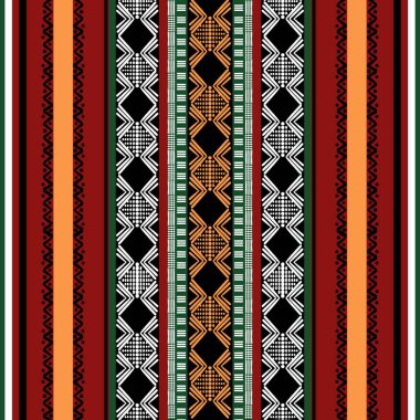  Zengin kırmızı ve koyu siyah tonlara sahip rafine geometrik tarzda etnik kabile dokusu deseni. Tasarım etnik yapısı arka planıyla çok güzel zıtlaşıyor ve zarif bir görsel etki yaratıyor. Hassas detaylar gelenekleri karıştırır.