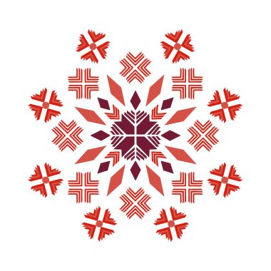 Arabian ethnic tribal fabric pattern featuring delicate red floral motifs, ethnic painted in a soft watercolor style. Ethnic Contrasting beautifully with a white background, this design combines touch, perfect for textile industry