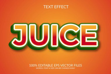 Modern vektör 3d metin efekti örnekleme şablonu tasarımı.