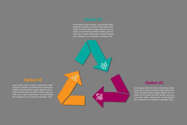 Presentación Comercial Brillante Vector Infografía Elemento Diseño — Archivo Imágenes Vectoriales