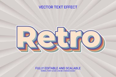 Tam olarak düzenlenebilir vektör 3d metin efekti çizimi tasarımı.