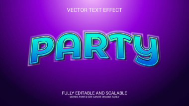 Vektör 3d özelleştirir metin efekti illüstrasyon şablon tasarımı.
