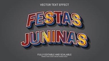 Vektör 3d özelleştirir metin efekti illüstrasyon şablon tasarımı.