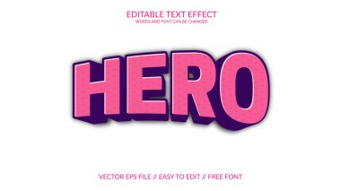 3d metin efekti illüstrasyon şablon tasarım illüstrasyonunu tam özelleştir.