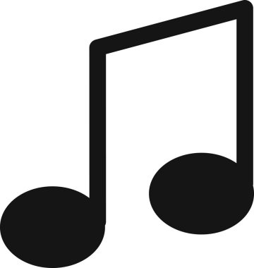 Müzik işareti Vector-124; Ton müzik simgesi - 124; Not müzik simgesi