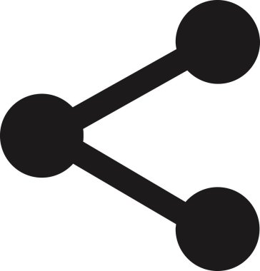 Vektör 124 'teki paylaşım simgesi; paylaşım logosu