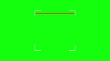 QR Kod Kırmızı Çubuk Kodu, tarama işareti, QR tarama arayüzü, yeşil ekranda QR Kod Tarayıcısı, Kırmızı Çubuk animasyonunu tarayan hızlı yanıt kodu