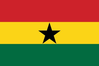National Flag of Ghana, Ghana sign, Ghana Flag clipart
