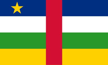 Orta Afrika Cumhuriyeti Ulusal Bayrağı, Orta Afrika Cumhuriyeti işareti, Orta Afrika Cumhuriyeti Bayrağı