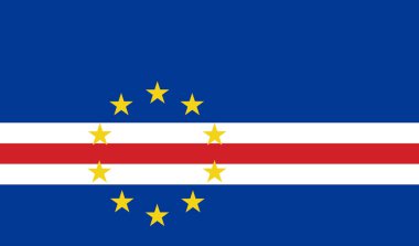 Cape Verde Ulusal Bayrağı, Cape Verde Tabelası, Cape Verde Bayrağı
