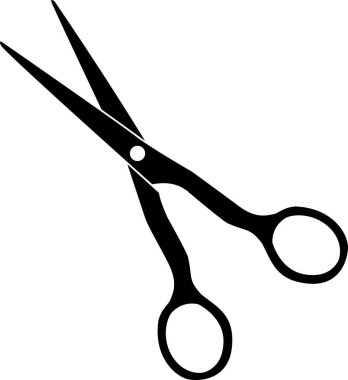 Makas simgesi, makas sembolü vektörü