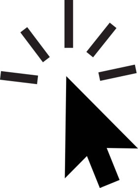 Ok işaretine tıklayın, ok simgesi, imleç sembolü, imleç simgesi, imleç simgesi satırına tıklayın