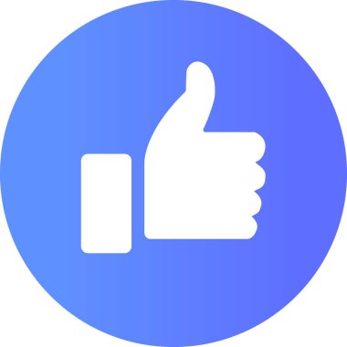 Mavi Çember 'deki imza gibi, simge gibi, başparmak yukarı sembolü, sosyal medya simgeleri gibi