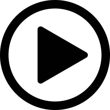 Video Oynat işareti, Çal düğmesi simgeleri, simge çal, video sembolü çal