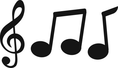 Müzik işareti Vector, Tone müzik simgesi, Not müzik simgesi, Müzik notaları dalgası, Eğri müzik işaretleri