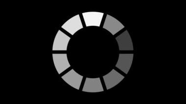 Çubuk Çemberi Canlandırması, Yükleme videosu, Web sitesi yükleme simgesi, yükleme çemberi sembolü, Yuvarlak İşlem çubuğu Canlandırması, Çember yükleme durumu videosu, Tekerlek Canlandırması Yükleme