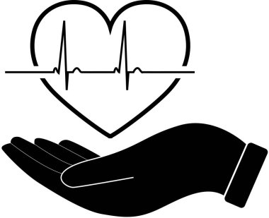 Kalp atışı Black, kalp atışı sembolü, kalp atışı ikonu, kalp siyahı ikonu, kalp atışı kardiyoloji işareti, nabız ölçümü, kalp atışı hastalığı.