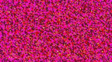 Kırmızı ışık arkaplanı, renk parçacıkları arkaplan, soyut renkli, çok renkli parçacıklar, kırmızı parıldayan parçacıklar, renk konfetisi