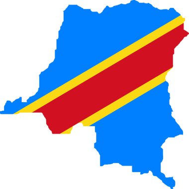 Haritada Demokratik Kongo Cumhuriyeti, Demokratik Kongo Cumhuriyeti Bayrak Haritası, Ülke Haritası, Demokratik Kongo Cumhuriyeti Bayrağı, Demokratik Kongo Bayrağı, Demokratik Kongo Cumhuriyeti