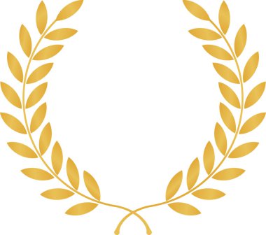 Altın Laurel Yaprakları, Altın Rütbe, Altın dairesel defne yaprakları, Laurel Terk, Altın defne çelengi