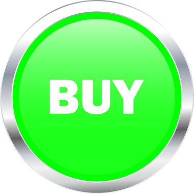 Yeşil düğmeli gümüşlü satın al, Yeşil Ticaret Simgesi simgesi al, borsa şablonu, ticaret şablonu