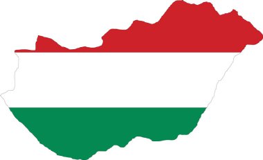 Macaristan Bayrağı Haritada, Macaristan Bayrağı, Macaristan Haritası, Macaristan Haritası, Bayrak Haritası, Macaristan Bayrağı