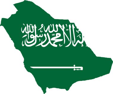 Suudi Arabistan Bayrağı Haritada, Suudi Arabistan Bayrağı Bayrak Haritası, Suudi Arabistan Haritası, Bayrak Haritası, Suudi Arabistan Bayrağı