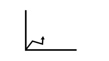 Ok büyüyen iş, büyüyen ok, büyüyen animasyon grafiği, yatırım grafiği yeşil ekran, ok çubuğu grafiği, ok sütun grafiği, büyüyen işaret, istatistik çizelgesi