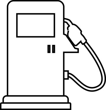 Benzin pompası ikonu, Yağ Doldurma İstasyonu ikonu, yakıt pompası taslağı, yakıt istasyonu taslağı, benzin istasyonu, yol tabelası