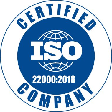 ISO Sertifikalı Şirketi, Sertifika ISO 22000-2018, Gıda Güvenliği Yönetim Sertifikası, Gıda Güvenliği Yönetim Sistemi Onayı, ISO 22000-2018 Gıda Güvenliği Yönetimi Sistemi