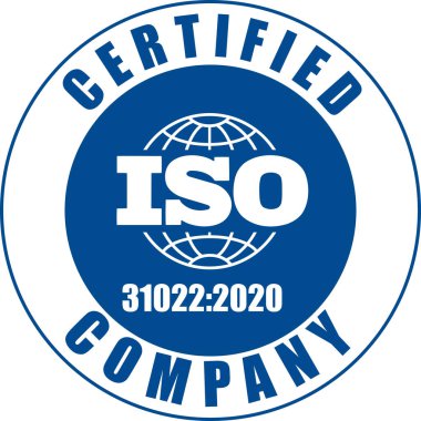 ISO Certified Company, Certificate ISO 31022:2020, Risk Management Certificate, Risk Management Certified, ISO 31022-2020 Risk Management clipart