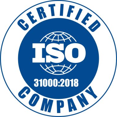ISO Sertifikalı Şirketi, Sertifika ISO 31000: 2018, Risk Yönetimi Sertifikası, Risk Yönetimi Sertifikası, ISO 31000-2018 Risk Yönetimi
