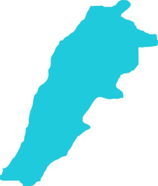 Lübnan Mavisi, Ülke Sınırı, Lübnan Haritası, Lübnan Sınır Çizgisi, Coğrafi Harita