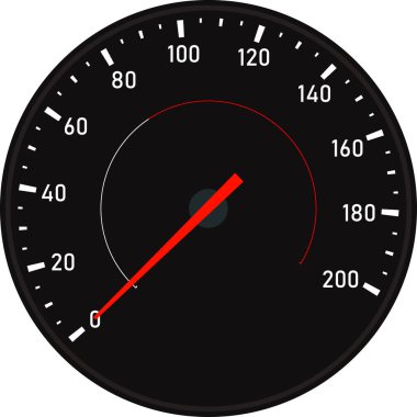 Hız Ölçer vektörü, Araba Hız göstergesi, Motor hız göstergesi, Ölçüm Kilometreleri, Çember hız ölçer, Hızlanma Tahtası, Yarış hız sayacı