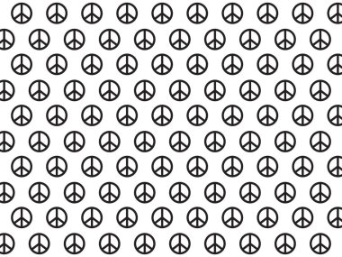 Barış sembolü kusursuz model vektör tasarımı