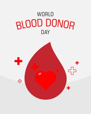 Kan bağışı gününü anmak için poster tasarımı
