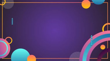 renkli soyut arkaplan canlandırması