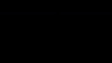 Siyah arkaplanda dizi simgesi canlandırması