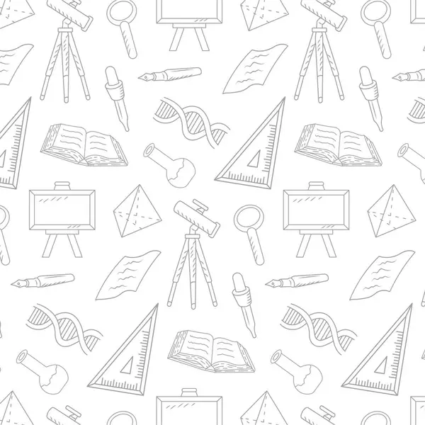 Education Pattern Background with Doodle Style Collection