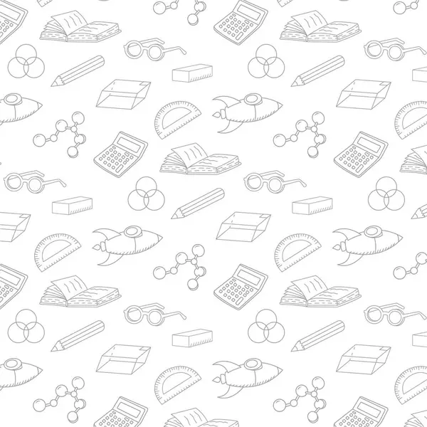 Education Pattern Background with Doodle Style Collection