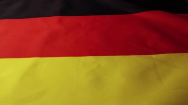 Almanya ulusal bayrağının sürgülü görüntüsü. Yüksek kalite 4k görüntü