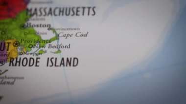 ABD eyalet haritası rengi Rhode Island RI 1. Yüksek kalite 4k görüntü