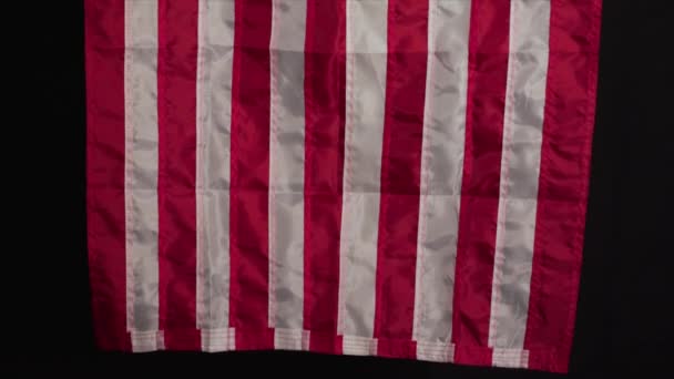 Usa Nationalflagge Auf Dunklem Hintergrund Hochwertiges Filmmaterial — Stockvideo