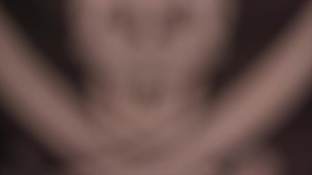 乔莉罗杰海盗旗特写在黑暗背景1 高质量的4K镜头 — 图库视频影像
