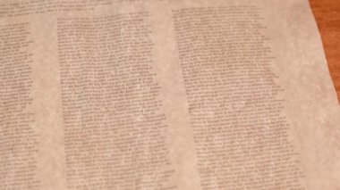 Kral John tarihi belge 12155 'ten Magna carta. Yüksek kalite 4k görüntü