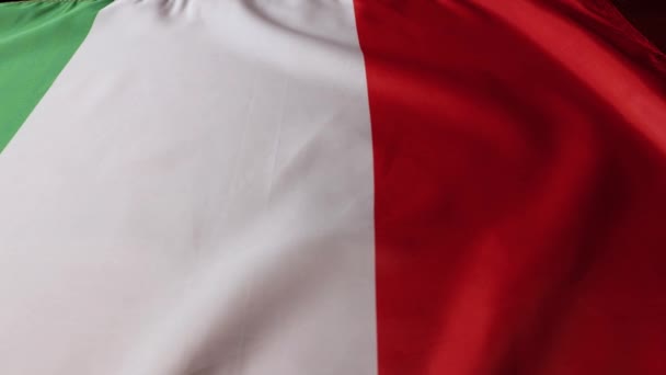 Εντοπισμός Της Εθνικής Σημαίας Της Ιταλίας Υψηλής Ποιότητας Πλάνα — Αρχείο Βίντεο
