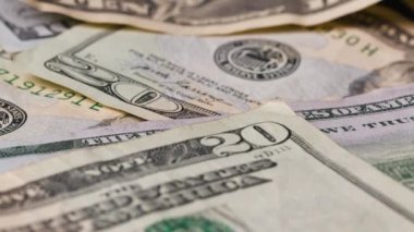 Masadaki para biriminin yasal ihalesine Amerikan Doları. Yüksek kalite 4k görüntü