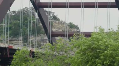 7 Pennybacker Köprüsü Austin Gölü McDonald Colorado Nehri Teksas. Yüksek kalite 4k görüntü